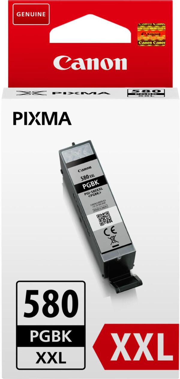 Canon PGI-580PGBK XXL - 25.7 ml - velikost XXL - �ern� - origin�ln� - inkoustov� z�sobn�k - pro PIXMA TS6251, TS6350, TS6351, TS705, TS8252, TS8350, TS8351, TS8352, TS9550, TS9551