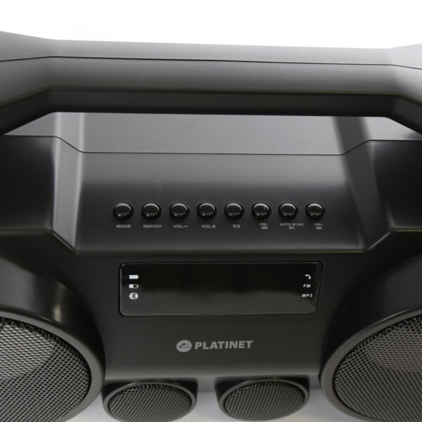 Platinet wireless speaker OG76 Boombox BT, black (44416) - Image 6