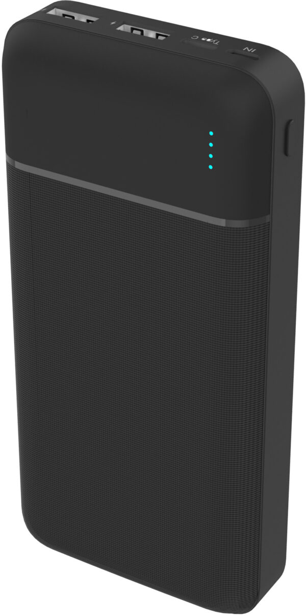 Platinet power bank 20000mAh PMPB20W706, black - Image 4