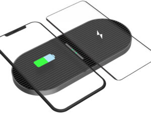 Platinet wireless charger 2x10W PWCDB