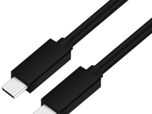 Platinet cable USB-C - USB-C 5A 100W 2m, black (45579)