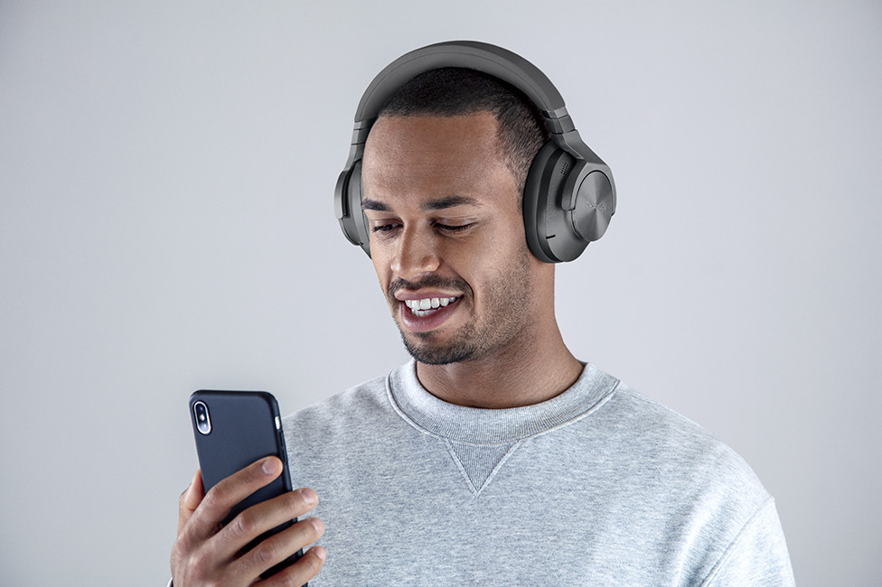 Technics wireless headset EAH-A800E-K, black - Image 6
