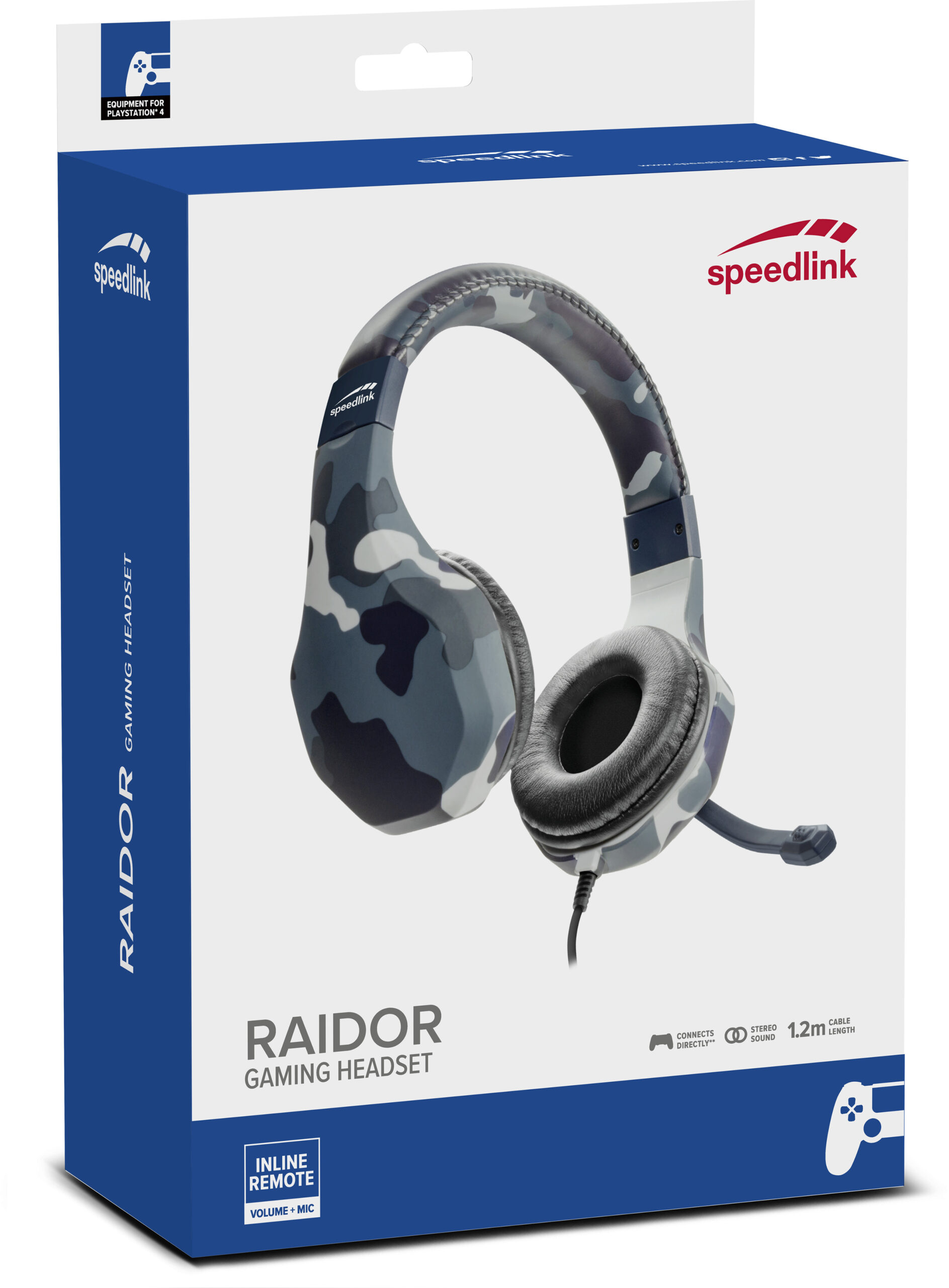 Speedlink headset Raidor PS4, black (SL-450303-BE) - Image 4