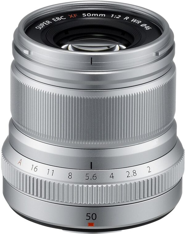 Lens Fujinon XF50mmF2 R WR Silver | Fujifilm