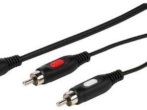 Vivanco cable 3,5mm - 2xRCA 2.5m (46031)