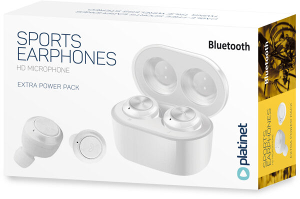 Platinet wireless headset Sport PM1085, white - Image 3