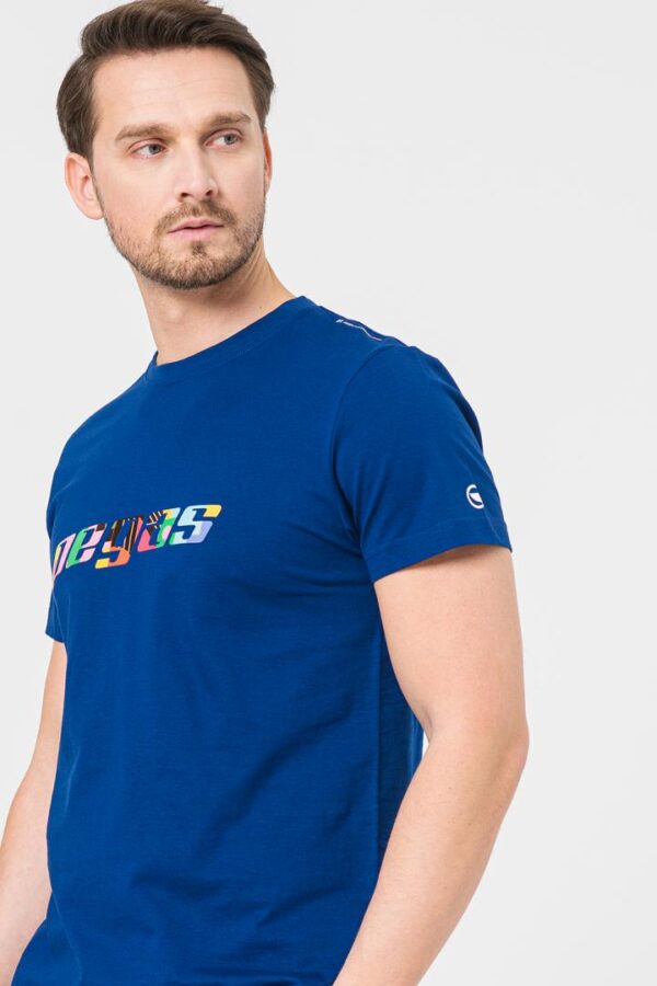 TRICOU  LOGO MULTICOLOR BARBATI   ROYAL