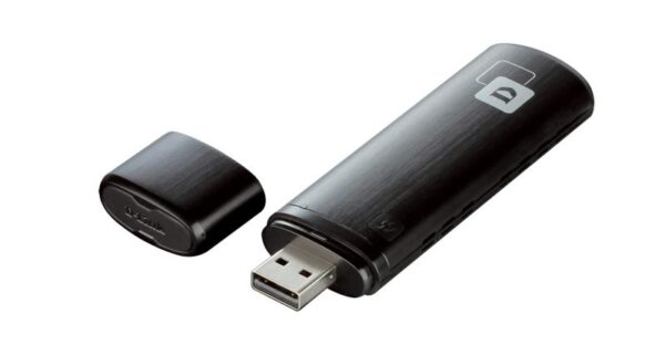 ADAPTOR RETEA D-LINK AC1200, extern wireless 2.4 GHz | 5 GHz, USB 3.0, port, 867 Mbps, antena interna x 1, "DWA-182" (timbru verde 0.18 lei)