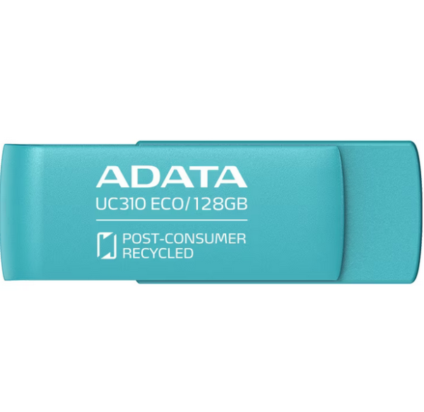 ADATA | USB Flash Drive | UC310 ECO | 128 GB | USB 3.2 Gen1 | Green