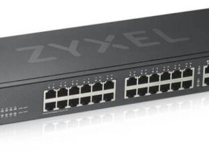 Switch Zyxel 24-port Gigabit Ethernet Smart Managed Switch - No Fan with Four Gigabit Combo Ports and Hybrid Mode
