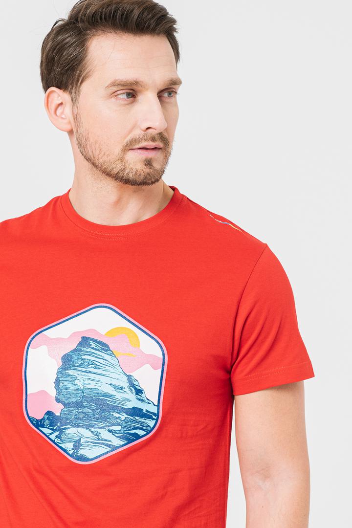 TRICOU CASUAL SFINX BARBATI RED-S - Image 3