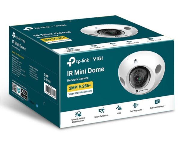 TP-LINK VIGI C230I Mini 3MP Mini Dome Network Camera 2.8mm