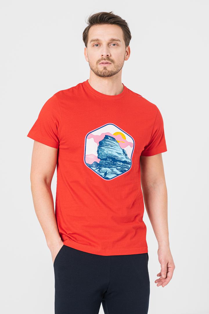 TRICOU CASUAL SFINX BARBATI RED-S - Image 4