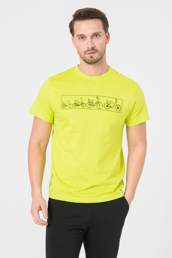 TRICOU MULTIBIKE PEGAS BARBATI LIME PUNC
