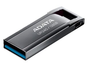 MEMORIE USB 3.2 ADATA UR340 128GB BLACK METALIC, "AROY-UR340-128GBK" (timbru verde 0.03 lei)
