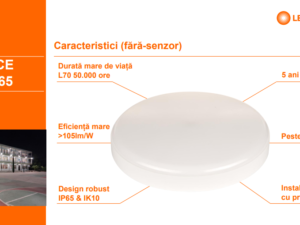 SF SLIM SQ 260 P 26W 840 IP65 EUE LEDV