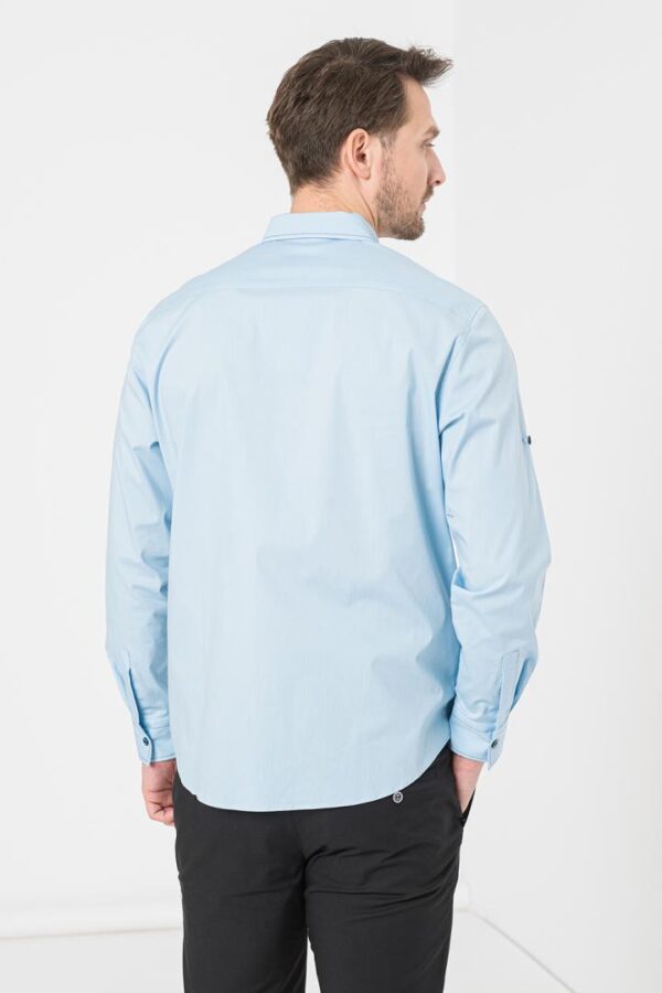 CAMASA CASUAL BARBATI LIGHT BLUE M - Image 4