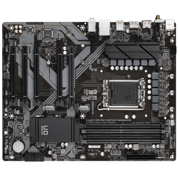 GIGABYTE Mainboard B760 DS3H AX DDR4 - ATX - Socket Intel 1700 - Intel B760 - Image 3