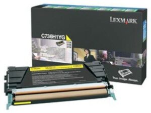 Lexmark Toner f C736 X736 X738 Yellow 10K