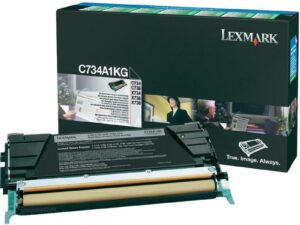 Lexmark - �ern� - origin�ln� - kazeta s barvivem LCCP, LRP - pro Lexmark C734, C736, X734, X736, X738