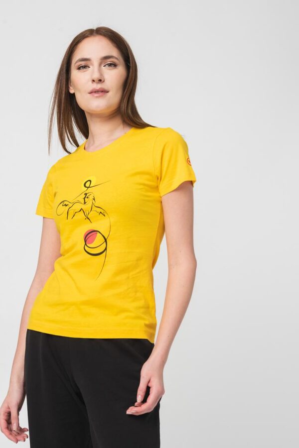 TSHIRT CASUAL F CAL PEGAS YELLOW-XS - Image 3