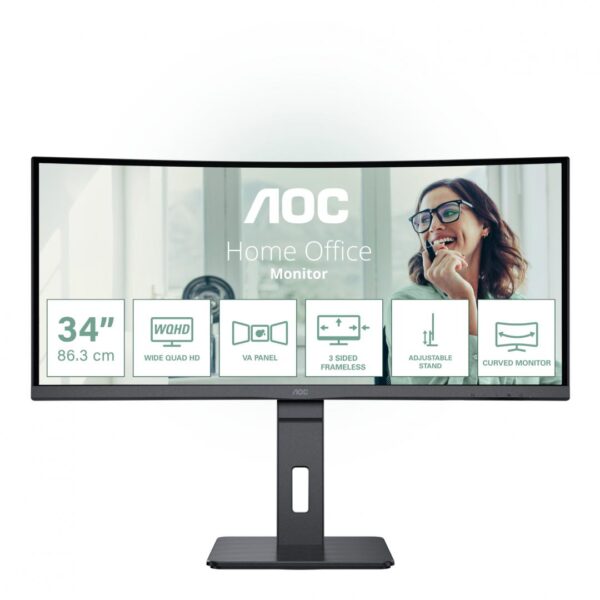 MONITOR 34" AOC CU34P3CV "CU34P3CV" (timbru verde 7 lei) - Image 10