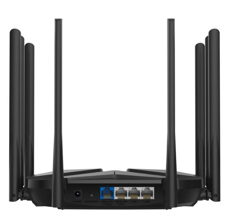 ROUTER MERCUSYS wireless 6000Mbps, 3 porturi LAN Gigabit, 1 port WAN 2.5 Gigabit, Dual Band AX6000 8 x antene externa, Wi-Fi 6, "MR90X" (timbru verde 0.8 lei) - Image 2