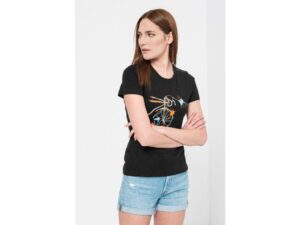 TSHIRT CASUAL F BICICLETA COLOR BLACK-L