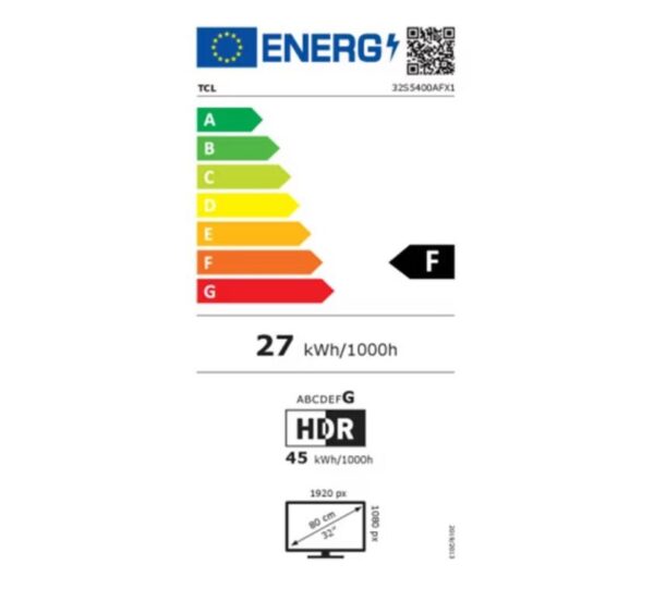 LED TV HD 32''(80cm) TCL 32S5400A - Image 3