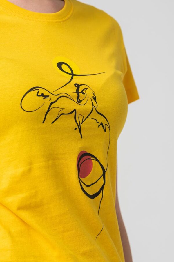 TSHIRT CASUAL F CAL PEGAS YELLOW-XL - Image 5