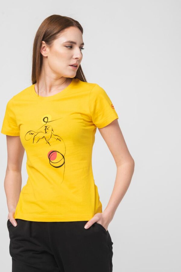 TSHIRT CASUAL F CAL PEGAS YELLOW-XS - Image 5