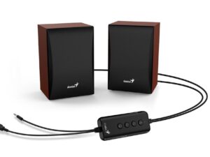 BOXE GENIUS 2.0, bluetooth, RMS:  3W (2 x 1.5W), USB power, wood, "SP-HF380BT" "31730034402" (timbru verde 0.8 lei)