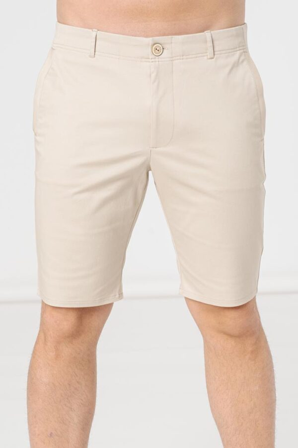 PANTALONI SCURT CASUAL BARBATI BEIGE XXL - Image 6