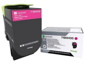 Lexmark X417 - Vysok� v�t�nost - purpurov� - origin�ln� - kazeta s barvivem LCCP - pro Lexmark CS417dn, CS517de, CX417de, CX517de