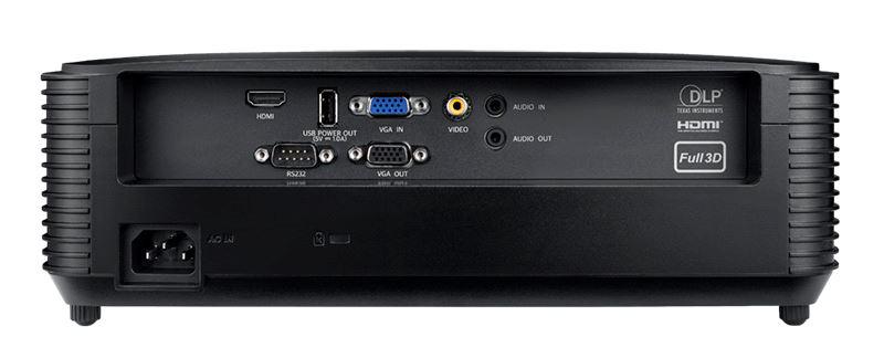 Videoprojector W400LVe,WXGA,4000 ANSI,25.000:1,Inputs 1xHDMI 1.4a 3D, 1xVGA, 1xComposite video, 1xAudio 3.5mm Outputs 1xVGA, 1xAudio 3.5mm, 1xUSB-A power 1A Contr "E9PX7D701EZ1" (timbru verde 4 lei) - Image 2