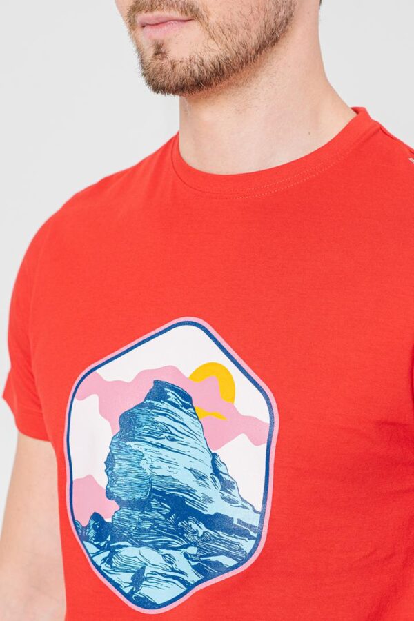 TRICOU CASUAL SFINX BARBATI RED-L - Image 5