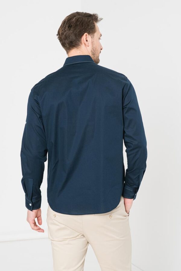 CAMASA CASUAL BARBATI DARK NAVY M - Image 5