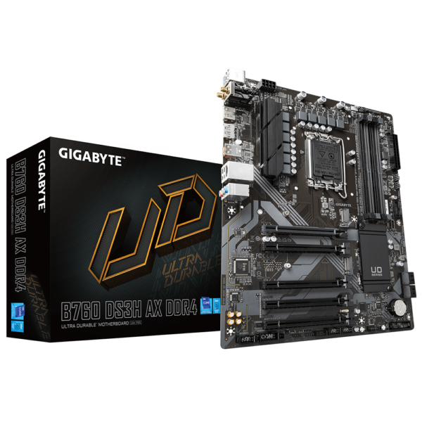 GIGABYTE Mainboard B760 DS3H AX DDR4 - ATX - Socket Intel 1700 - Intel B760