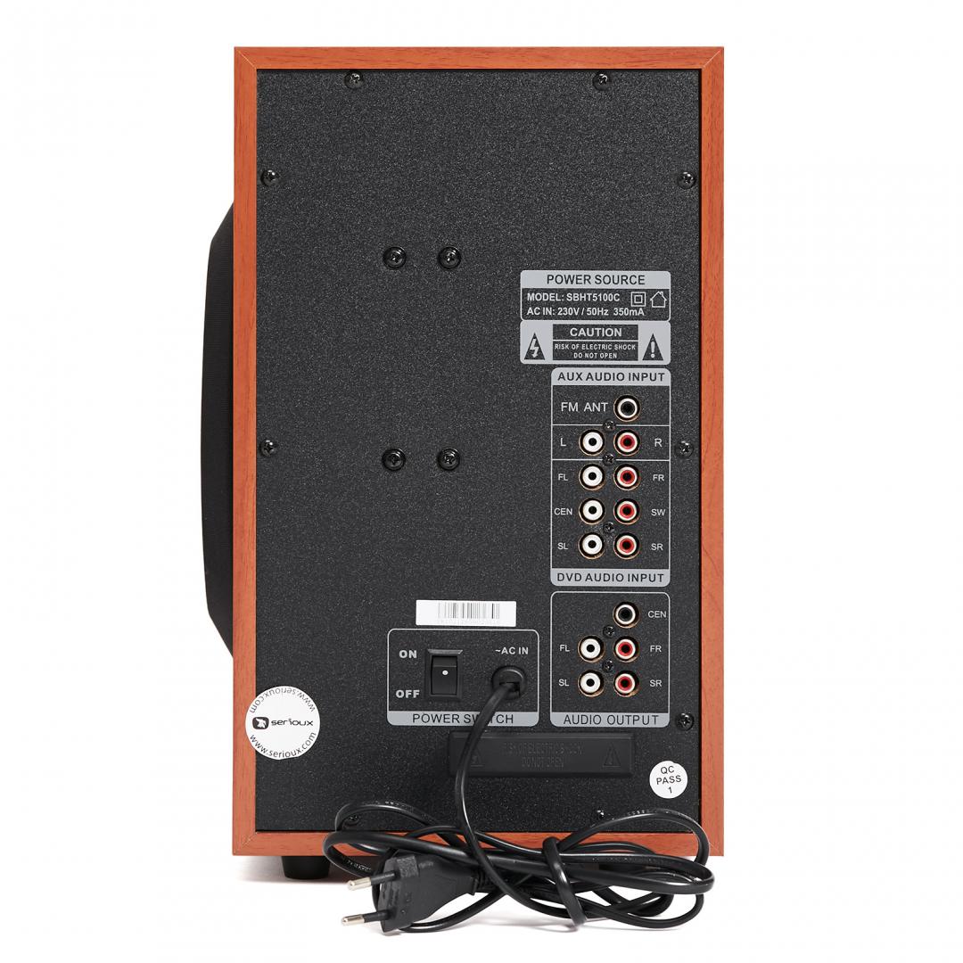 BOXE 5.1 SERIOUX SOUNDBOOST HT5100C - Image 4