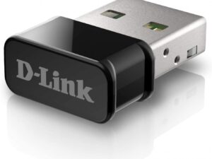 ADAPTOR RETEA D-LINK AC1300 NANO, extern wireless 2.4 GHz | 5 GHz, USB 2.0, port, 1300 Mbps, antena interna x 1, "DWA-181" (timbru verde 0.18 lei)
