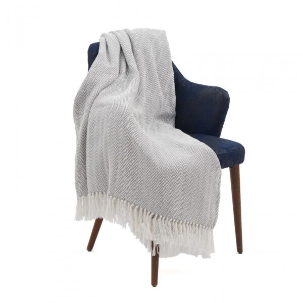 CUVERTURA PLED 200X220 CM ZAG GREY - Image 4