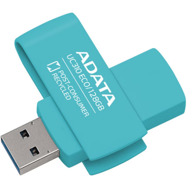 ADATA | USB Flash Drive | UC310 ECO | 128 GB | USB 3.2 Gen1 | Green - Image 2