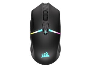 Mouse wireless Corsair "Nightsabre", 26000 dpi, RGB, negru "CH-931B011-EU" (timbru verde 0.18 lei)