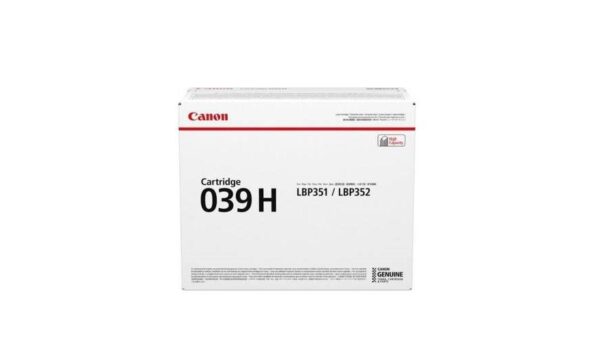 Canon 039 H - Svart - original - tonerkassett - f�r imageCLASS LBP351dn, LBP351x, LBP352dn, LBP352x, i-SENSYS LBP351x, LBP352x, Satera LBP351i