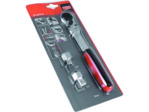 Pass-through socket set with ratchet and 19mm socket 3/8" / 1/2"