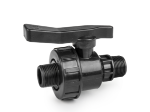 PN10 Valve 3/4" male  / 3/4" male for PE pipes