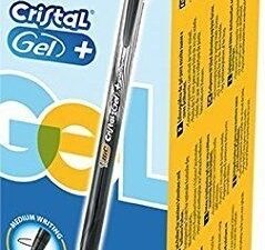BIC gel pen CRISTALGEL 0.7 mm, black,1 pcs. 721286