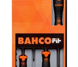 Screwdrivers set 4 pcs BahcoFit PH1/2 + slotted SL3/5,5