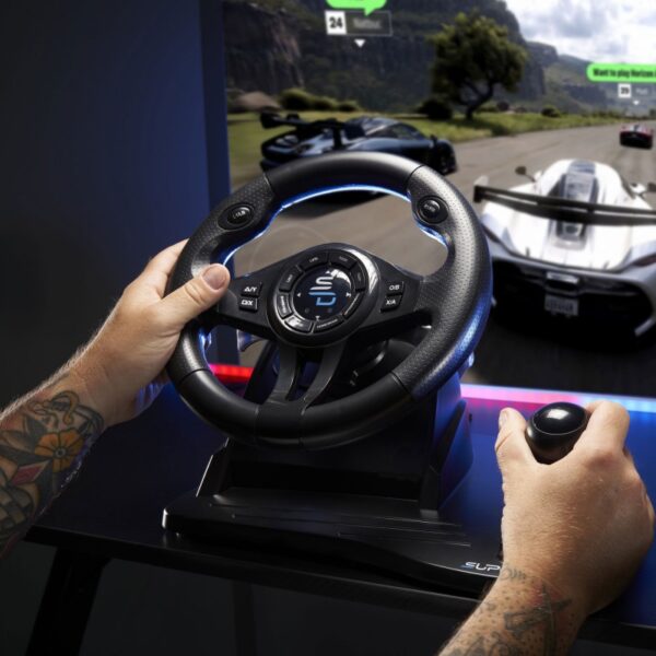SUPERDRIVE Sada volantu, pedálů a řadící páky GS550/ PS4/ Xbox One/ Xbox Series X/S / PC - Image 3