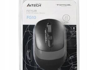 MOUSE A4tech, gaming, wireless, 2.4GHz, optic, 2000 dpi, butoane/scroll 4/1, buton selectare viteza, negru / gri, "FG10 Grey" (timbru verde 0.18 lei)